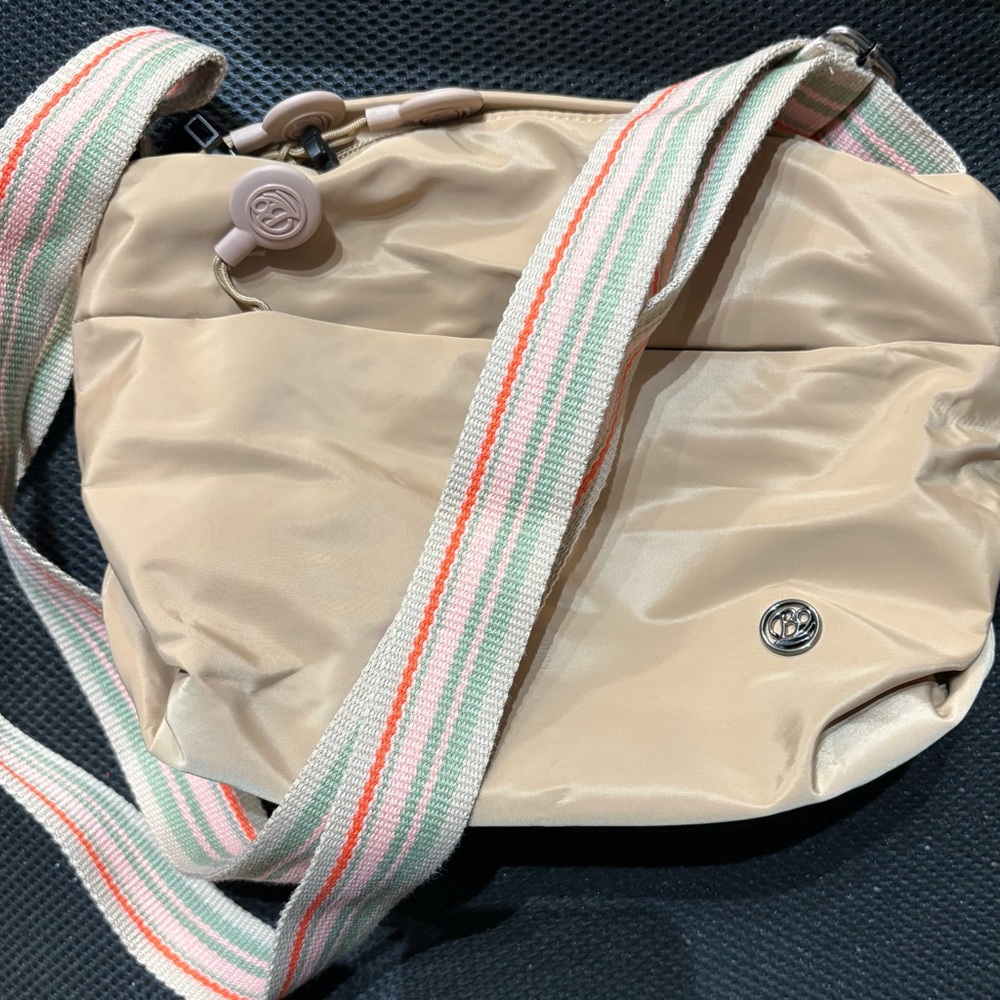 Stylish Beige Crossbody Bag